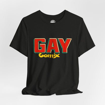 Gay Comix (Replica Early 80's Promo Shirt)