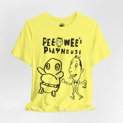Pee Wee's Playhouse (Replica 80's Fan Club Shirt/Pee Wee Herman and Chairry/Gary Panter)