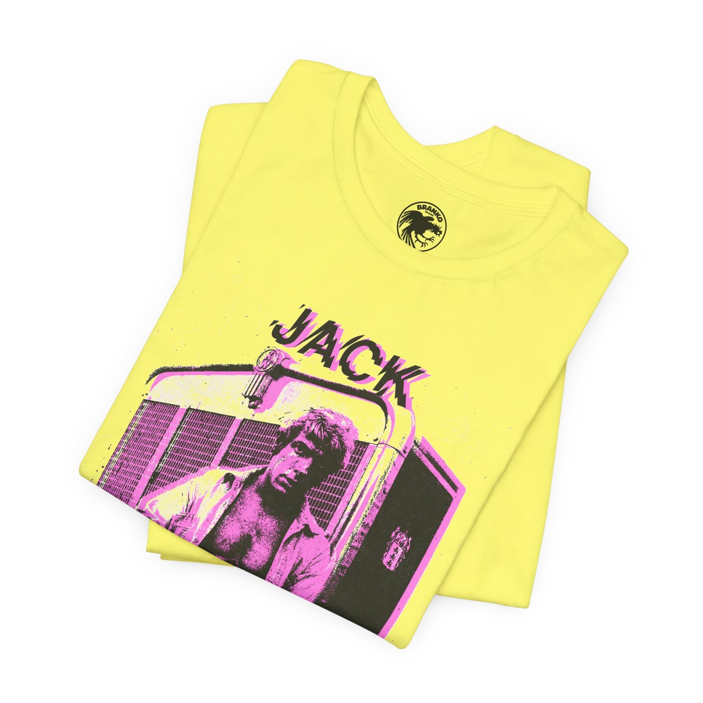 Jack Wrangler (Gay Adult Film Legend/Graphic with Vintage Print Effect)