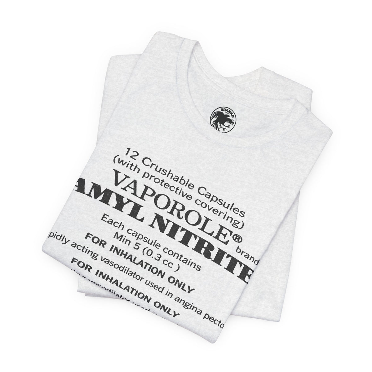 Vaporole Amyl Nitrite (Replica 70's Poppers Sub-Culture Tee/Gay Poppers)