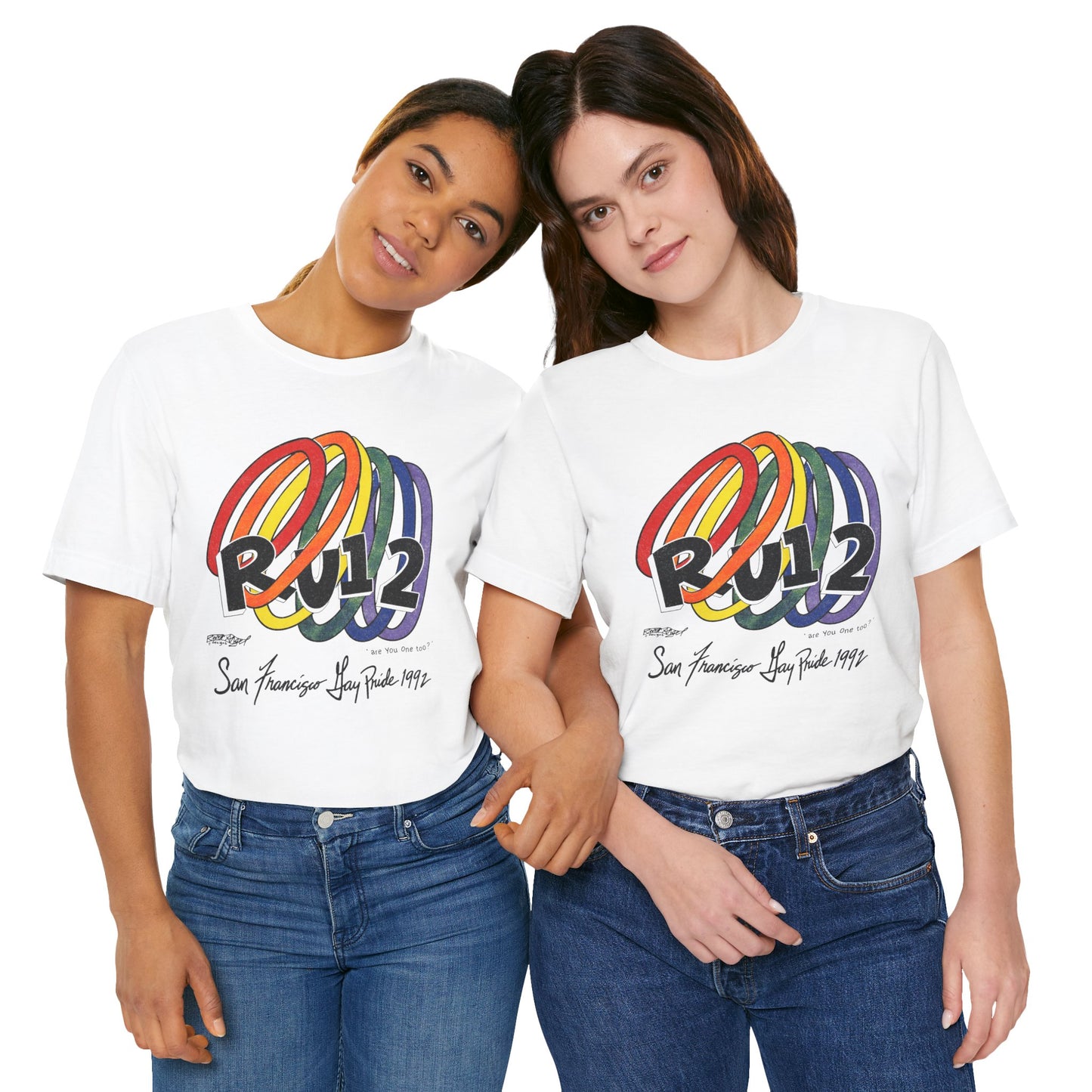 San Francisco Pride 1992 (Replica 1992 Promo Tee/Vintage Print Effect/RU12?/Are You One Too?)