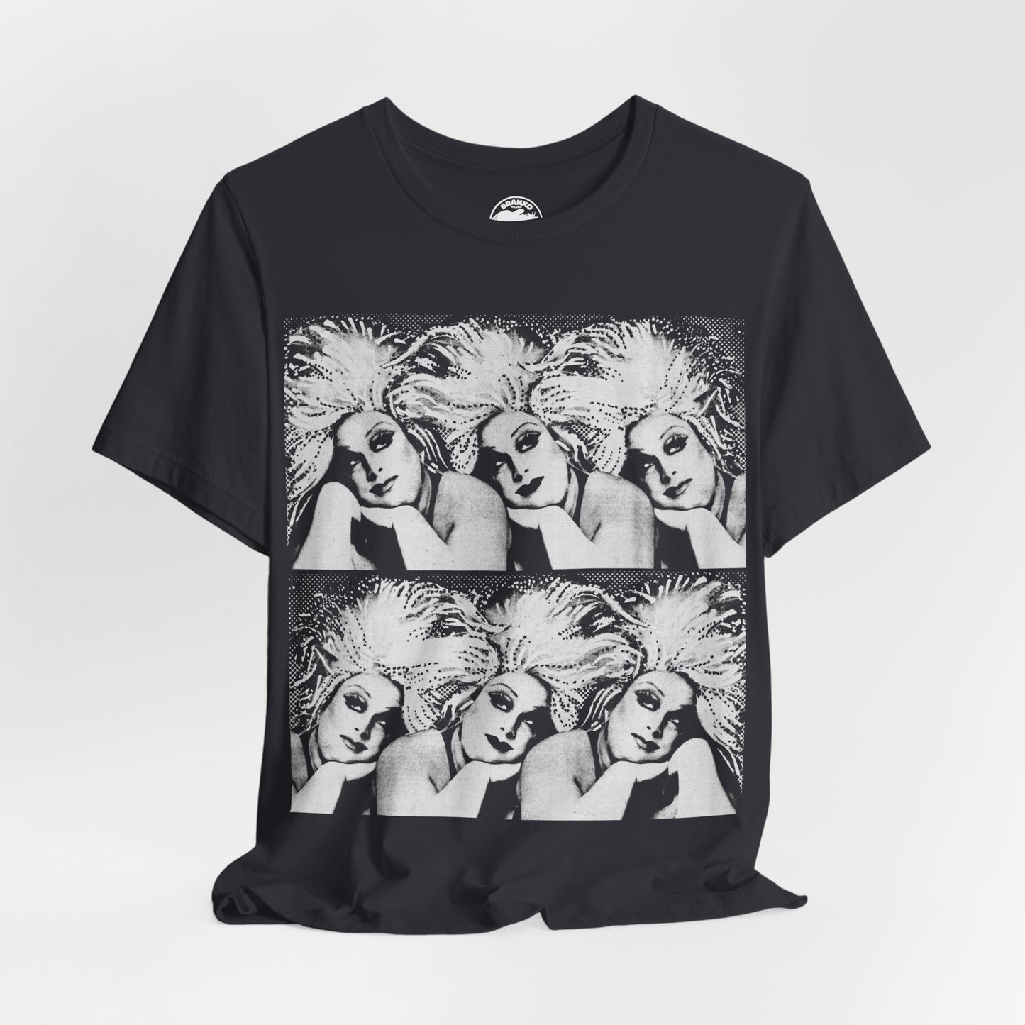 Divine (Oversized Graphic with Vintage Print Effect/Divine T-Shirt)