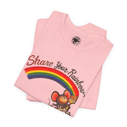 Share Your Rainbow (Replica 70's Iron-On Transfer Graphic)