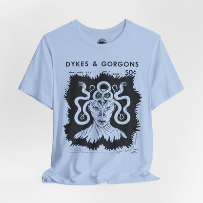 Dykes & Gorgons (1973 Lesbian Zine Cover Art)