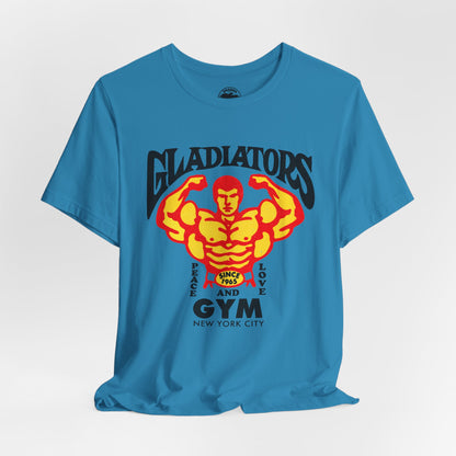 Gladiators Gym (Replica Promo Tee/New York City Gym/Lower East Side Icon and Landmark)