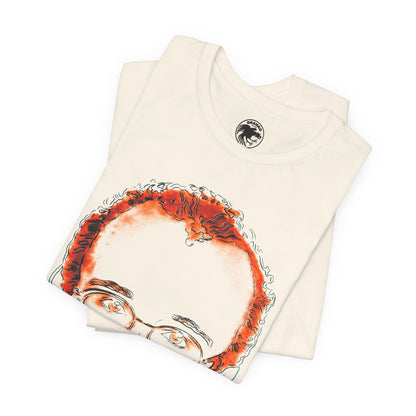 Andy Warhol x Keith Haring (Portrait T-Shirt with Vintage Print Effect)