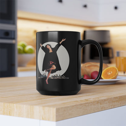Cher Moonstruck  (Black Mug, 15oz)