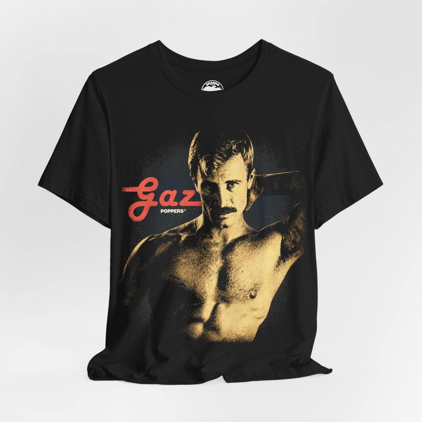 Gaz Poppers (80's Poppers Ad with Vintage Rock Tee Effect)