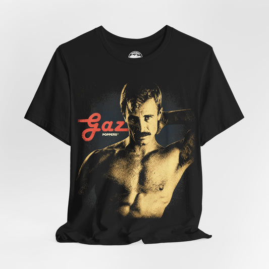 Gaz Poppers (80's Poppers Ad with Vintage Rock Tee Effect)