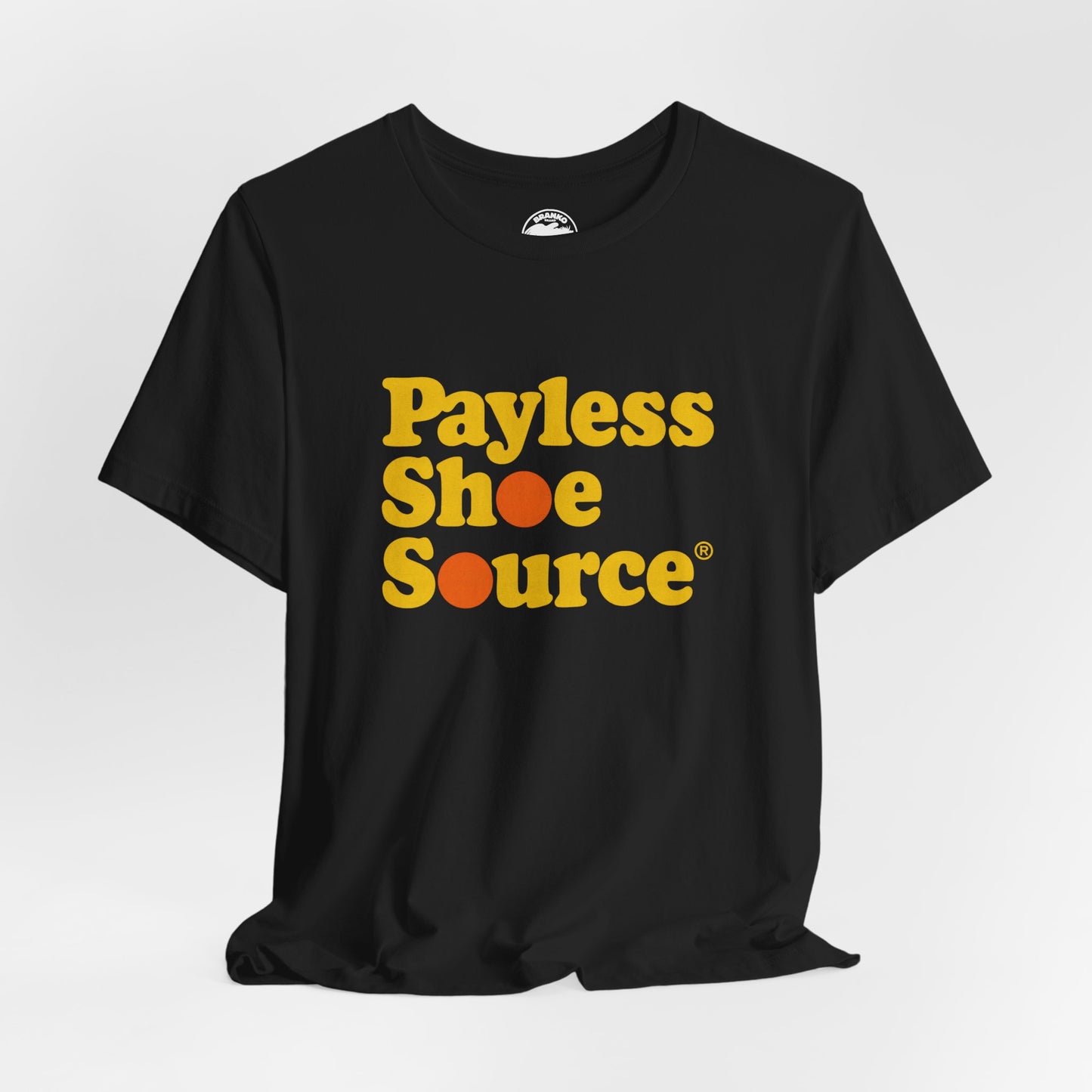 Payless Shoe Source (Replica 80's Promo Shirt with Vintage Print Effect)