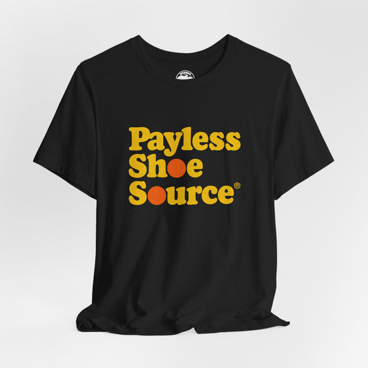 Payless Shoe Source (Replica 80's Promo Shirt with Vintage Print Effect)