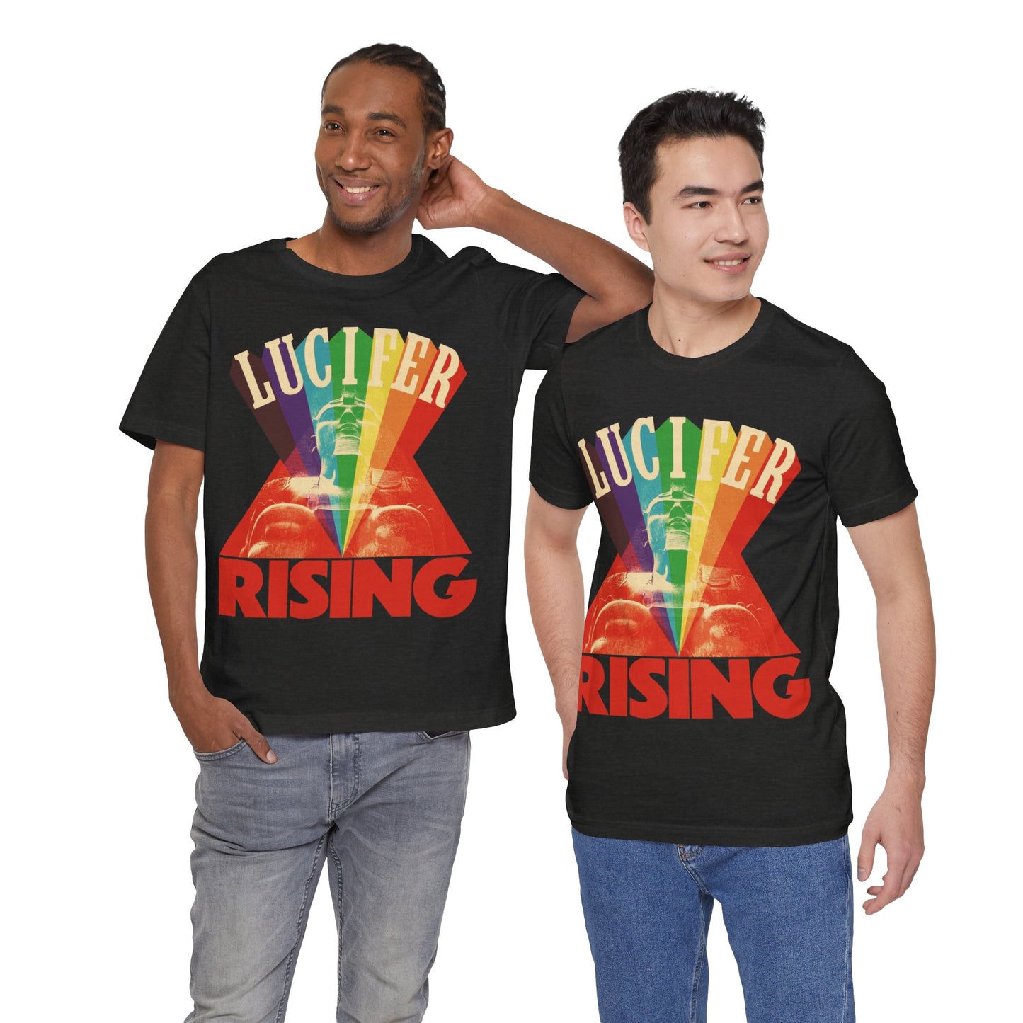 Lucifer Rising (Oversized Graphic with Vintage Print Effect/Kenneth Anger Shirt)