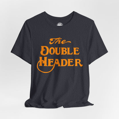 The Double Header (Historic Seattle Gay Bar/1934-2015/Logo with Vintage Print Effect)