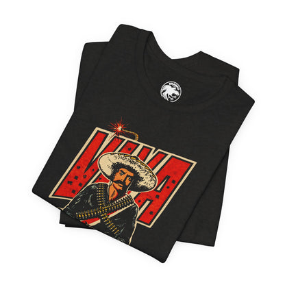 Viva Zapata (Replica 70's Protest Tee with Vintage Print Effect)