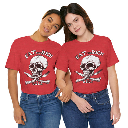 Eat the Rich (Replica U.S.L.F. Shirt/Patti Smith Eat the Rich Shirt)
