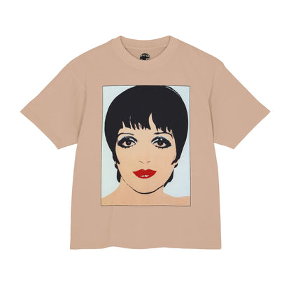 Liza Minnelli (Special Edition Boxy Heavy Tee/260 GSM/100% Combed Cotton/Andy Warhol Lithograph/1979))