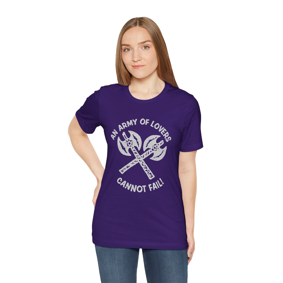 An Army of Lovers Cannot Fail! (Replica 70's Lesbian Pride Tee/Rita Mae Brown)