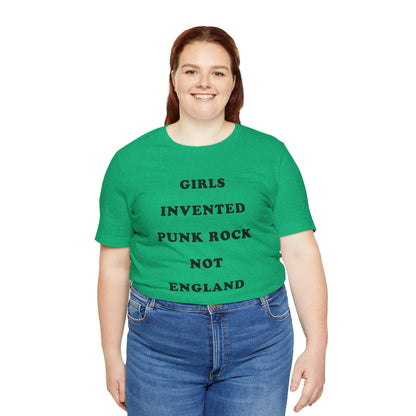 “Girls Invented Punk Rock, Not England”  (Replica Kim Gordon Sonic Youth Tee)