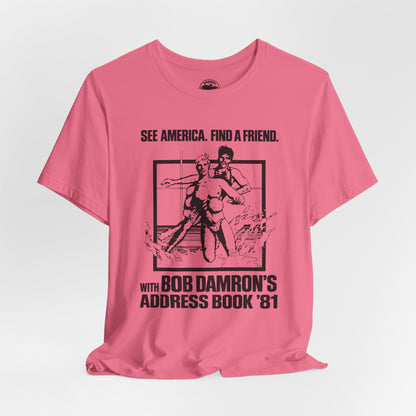 1981 Bob Damron’s Address Book (Replica Promo Shirt/See America. Find a Friend.)