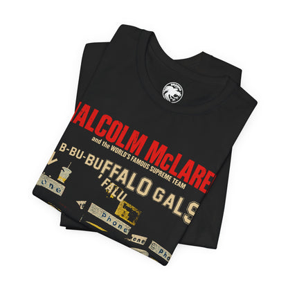 Malcolm McLaren (Buffalo Gals Graphic with Vintage Print Effect)