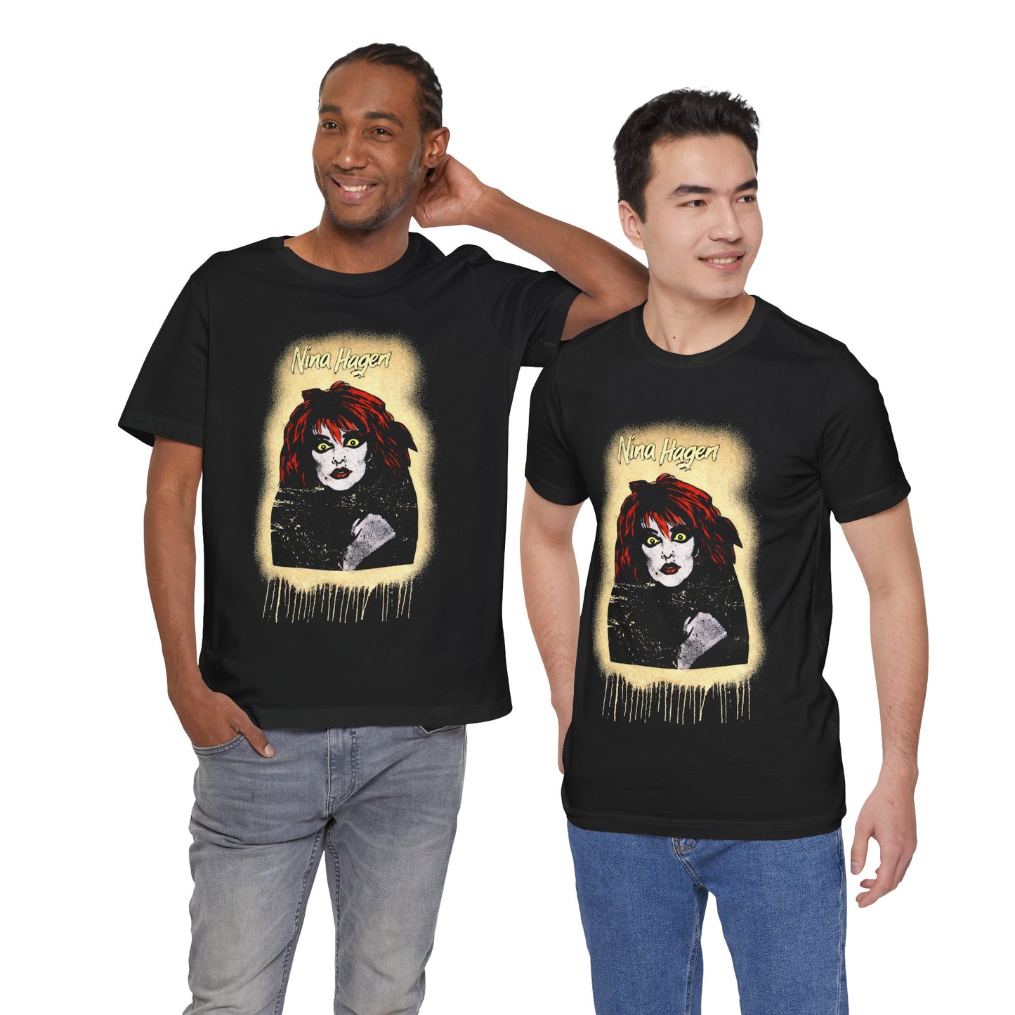 Nina Hagen (Graphic Tee with Vintage Print Effect)