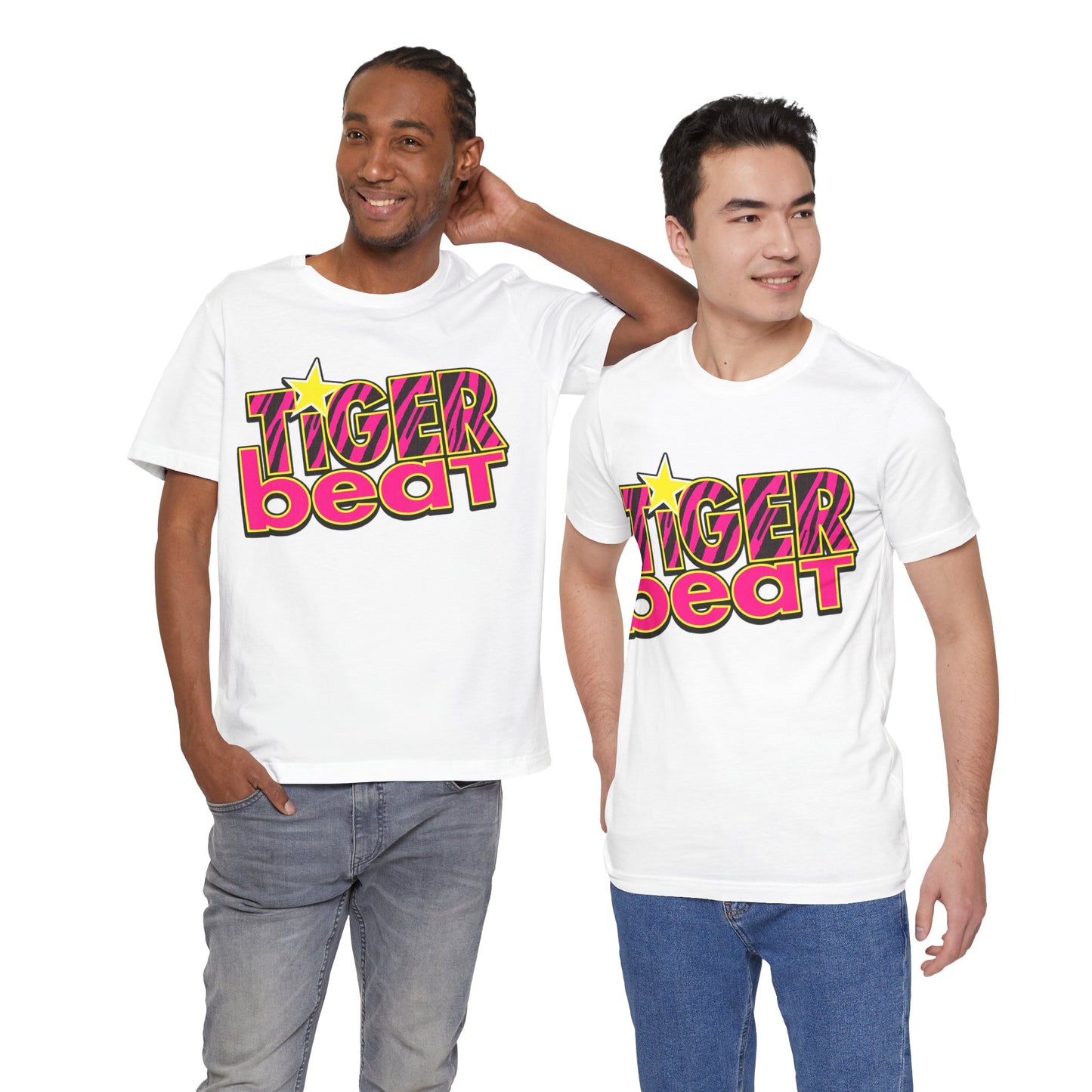 Tiger Beat (Replica Promo Shirt/80's and 90's Oversized Logo)