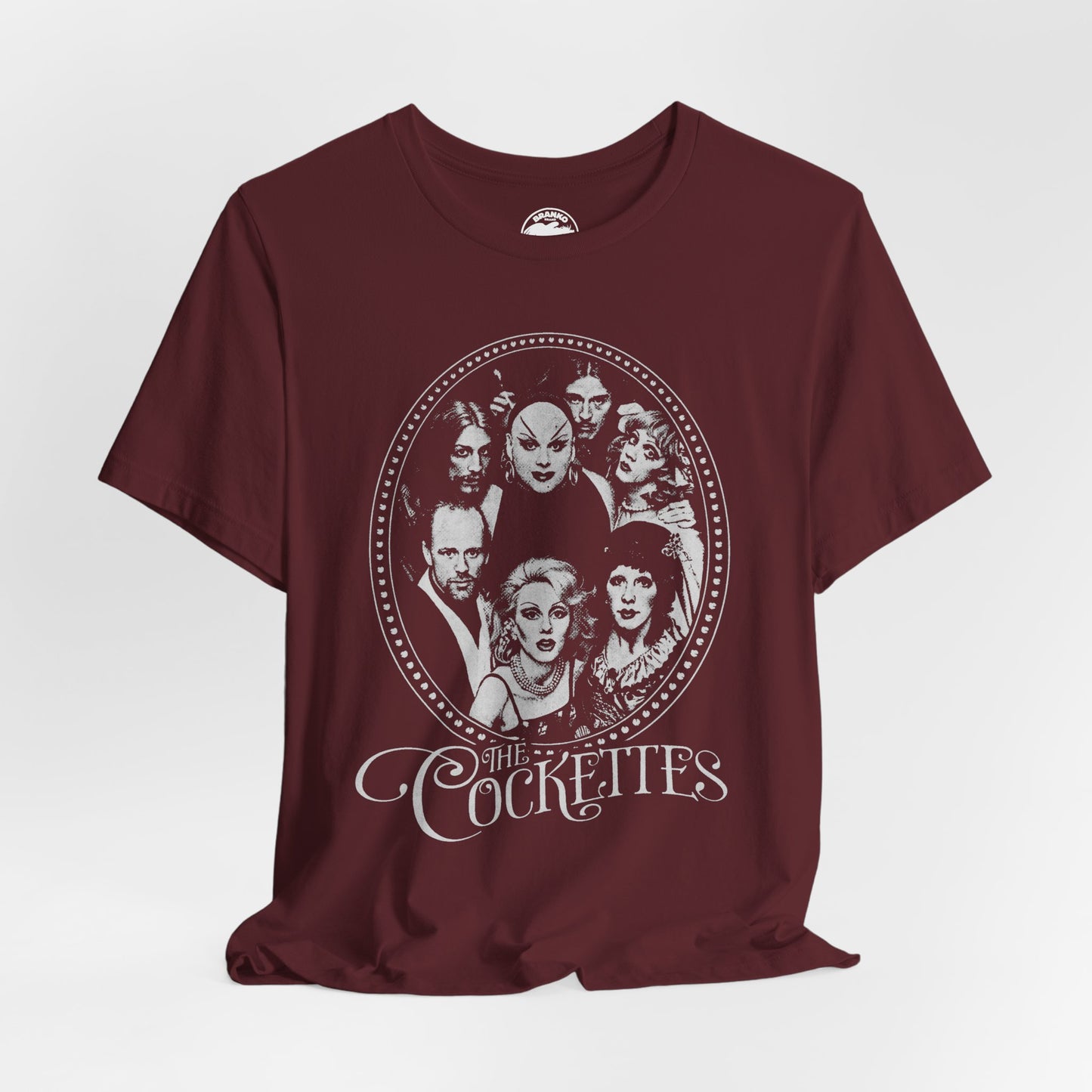 The Cockettes (Graphic with Vintage Print Effect/Divine/Hibiscus)