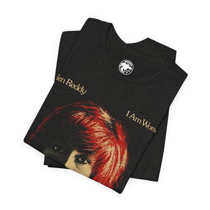 Helen Reddy (I Am Woman Graphic with Vintage Print Effect)