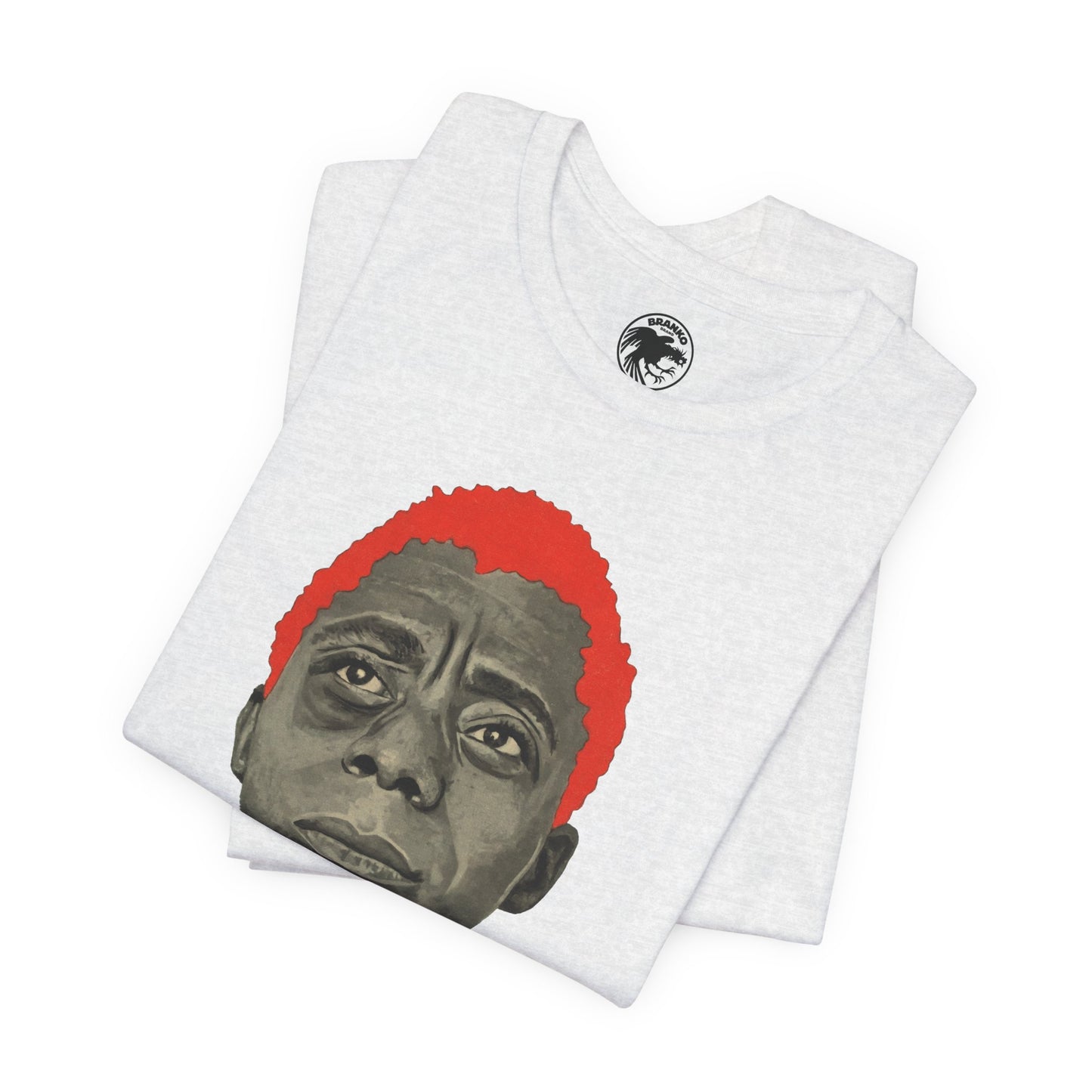 James Baldwin (Stylized Portrait with Vintage Print Effect)