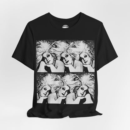 Divine (Oversized Graphic with Vintage Print Effect/Divine T-Shirt)