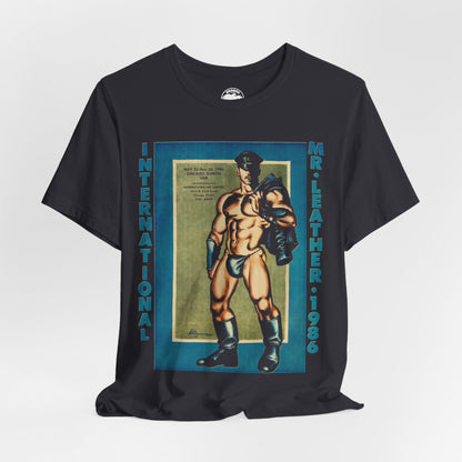 International Mr. Leather 1986 (Replica Promo Shirt/Gay Leatherman Contest/Vintage Gay Leather)