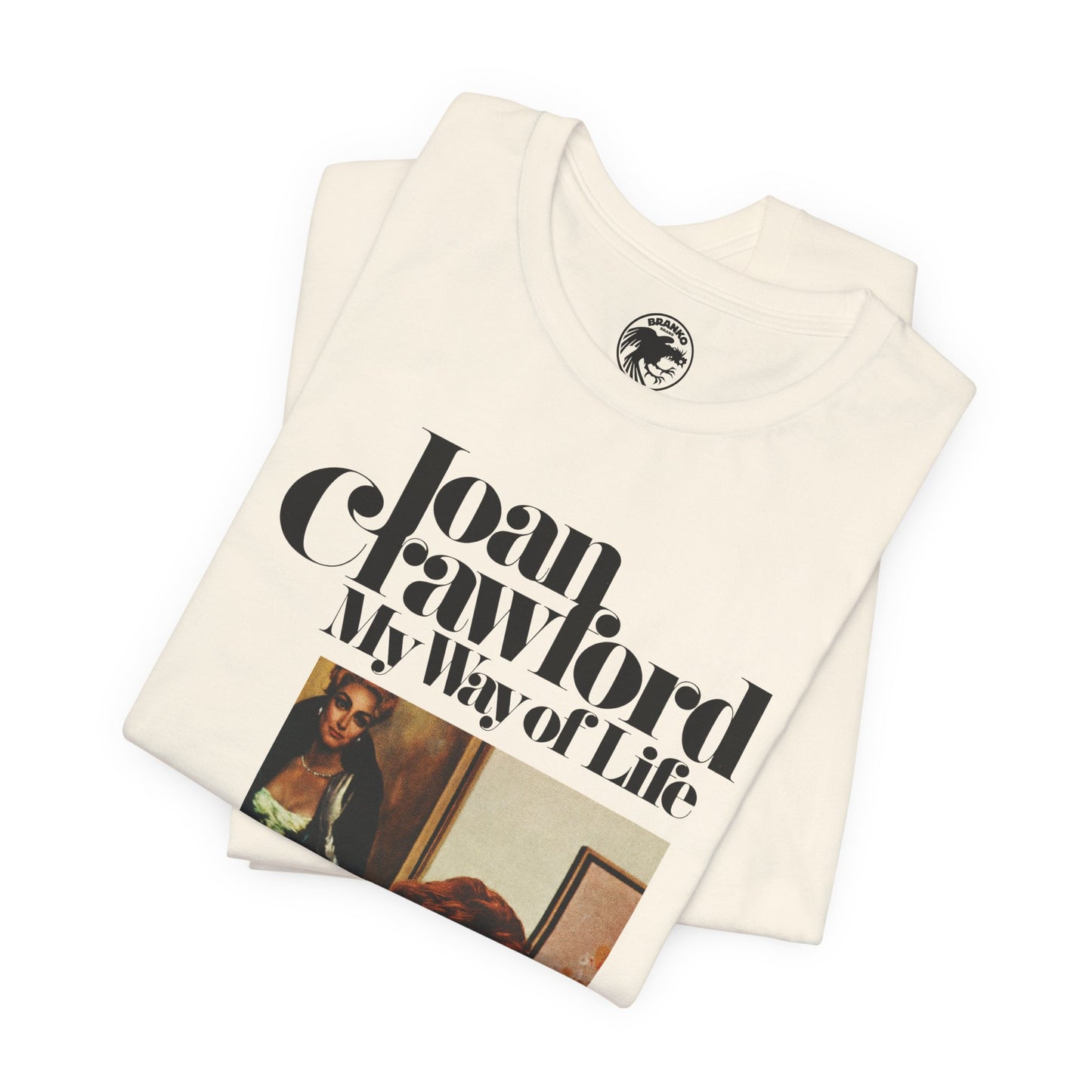 Joan Crawford (My Way of Life Cover Art Tee/1971)