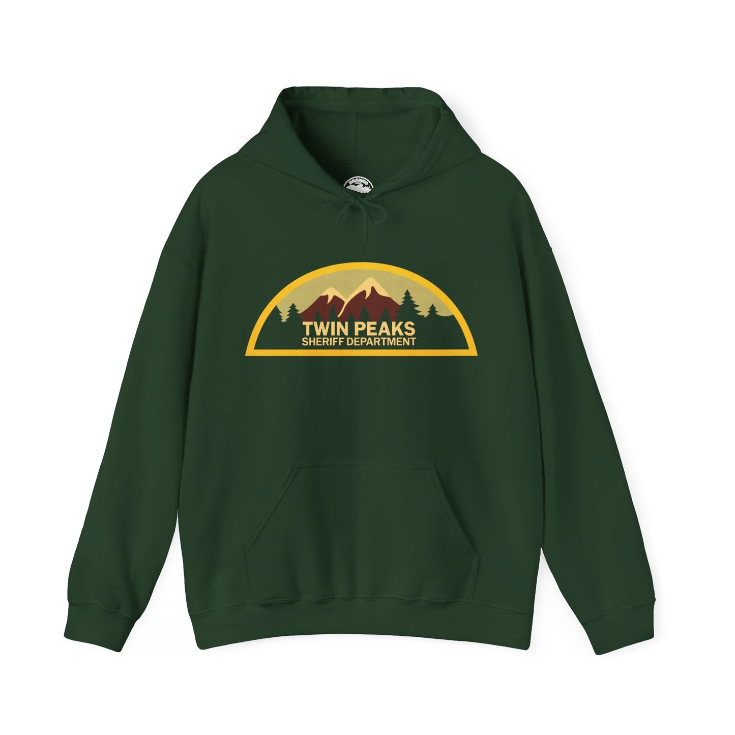 Twin Peaks Sheriff Department Hoodie (Logo with Vintage Print Effect/Twin Peaks Shirt)