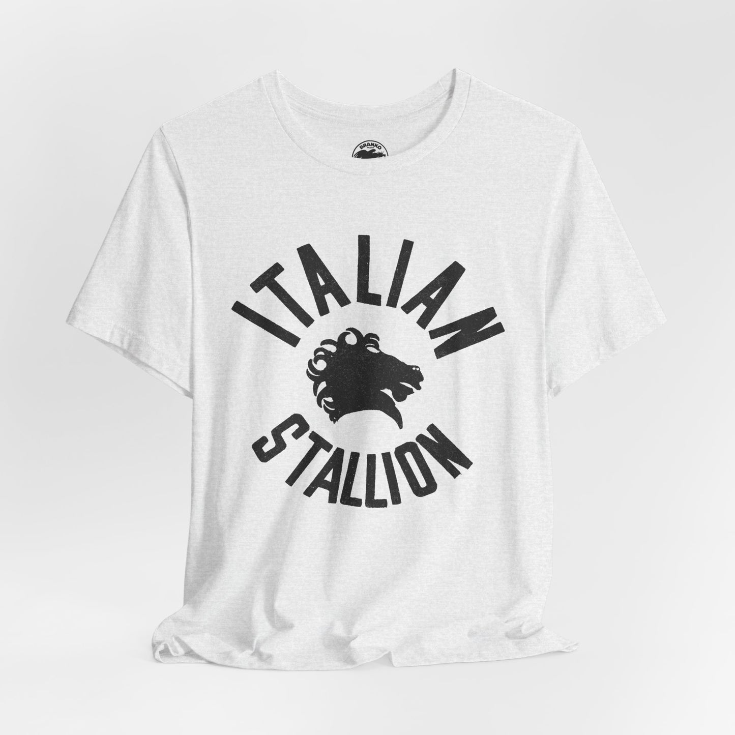 Italian Stallion (Rocky Shirt/Replica Logo with Vintage Print Effect/Rocky Balboa)