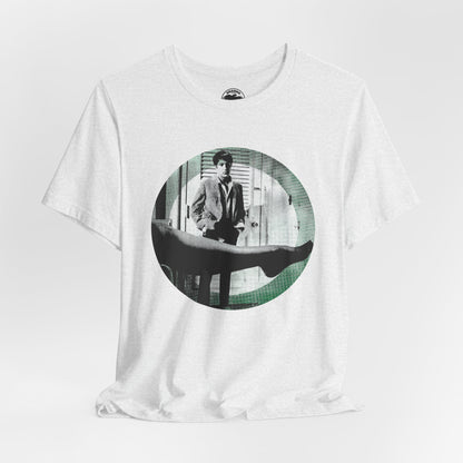 The Graduate (Mod Circle Graphic with Vintage Print Effect/Dustin Hoffman/Anne Bancroft/Mrs. Robinson)