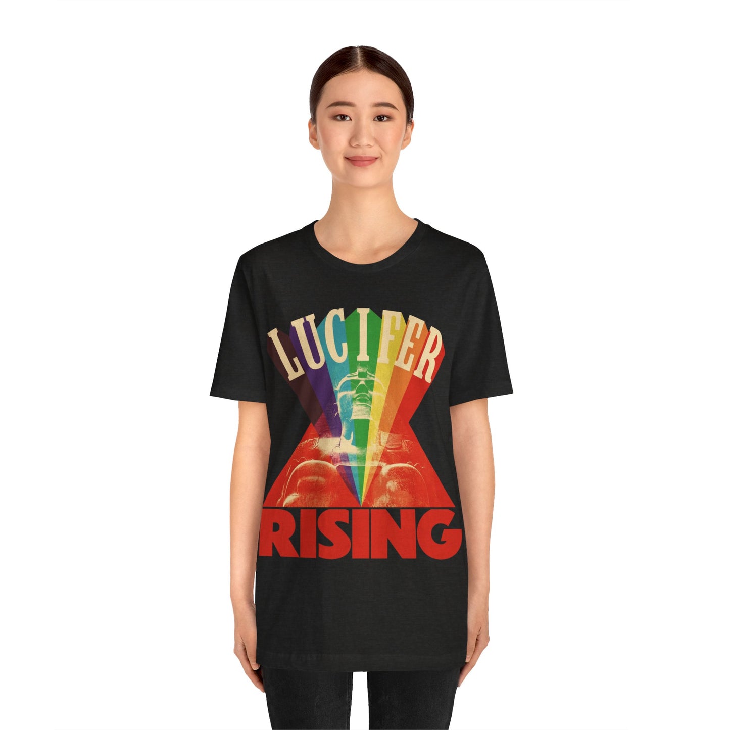 Lucifer Rising (Oversized Graphic with Vintage Print Effect/Kenneth Anger Shirt)