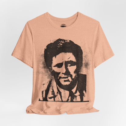 Columbo (Peter Falk Portrait with Stencil/Grunge Effect)