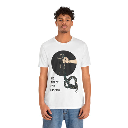 No Mercy For Fascism (Vintage Style Resistance Tee/Early 20th Century/Antifa)