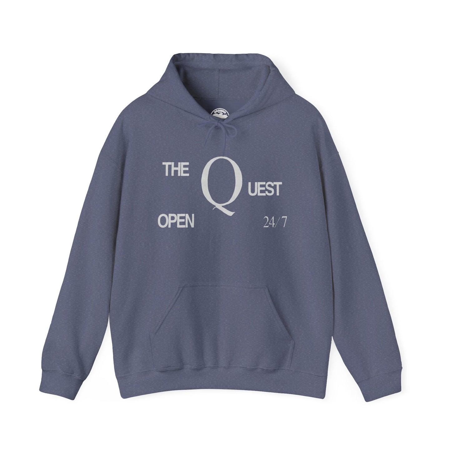 The Quest Club Hoodie (Birmingham Alabama Gay Club/1977-2022/Exterior Sign with Vintage Print Effect)