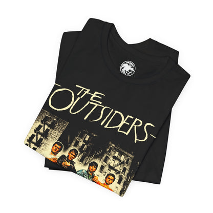 The Outsiders (Italian Poster Image Graphic with Vintage Print Effect/The Outsiders Shirt)
