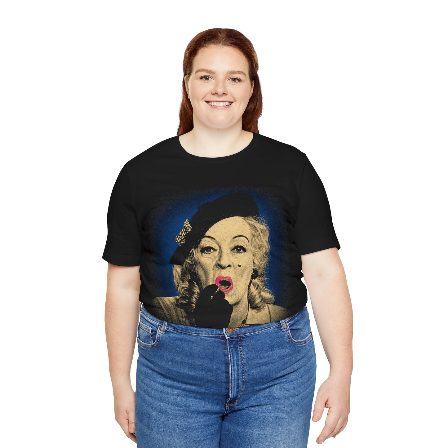 What Ever Happened to Baby Jane? (Bette Davis/Baby Jane Lipstick Shot with Vintage Print Effect)