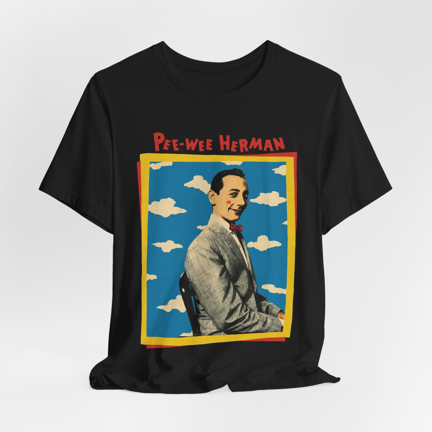 Pee-wee Herman (Replica 80's Promo Shirt with Vintage Print Effect)