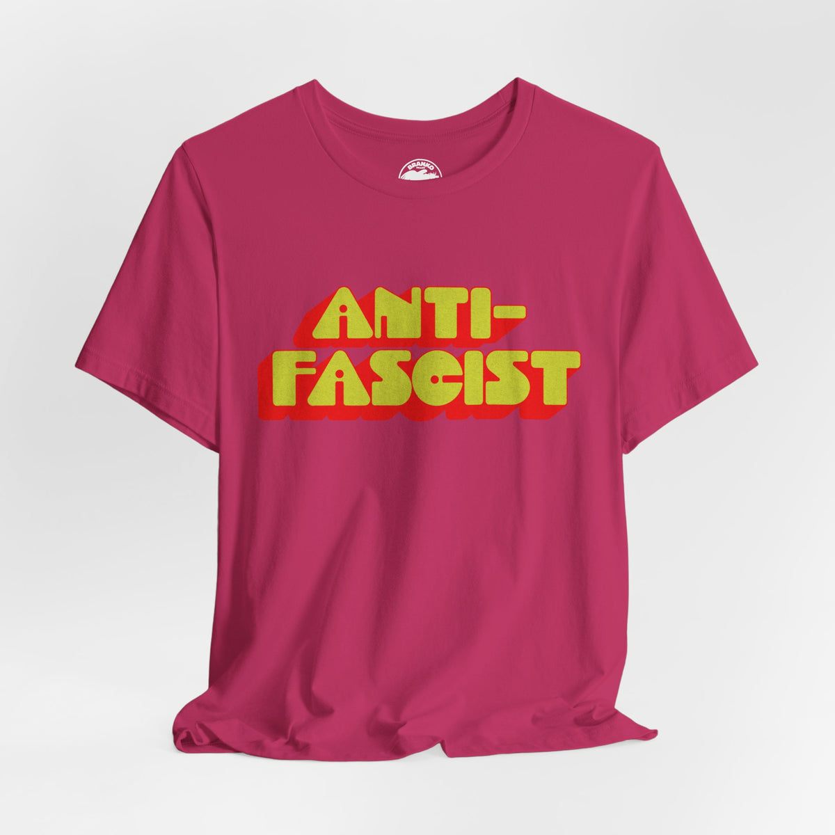 Anti-Fascist (70's Font with Vintage Print Effect)