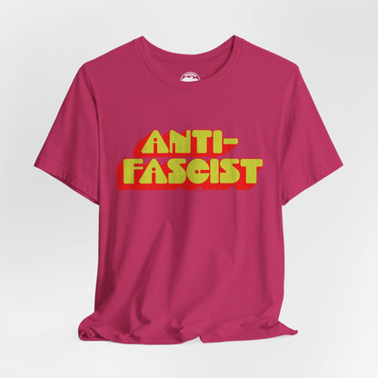 Anti-Fascist (70's Font with Vintage Print Effect)