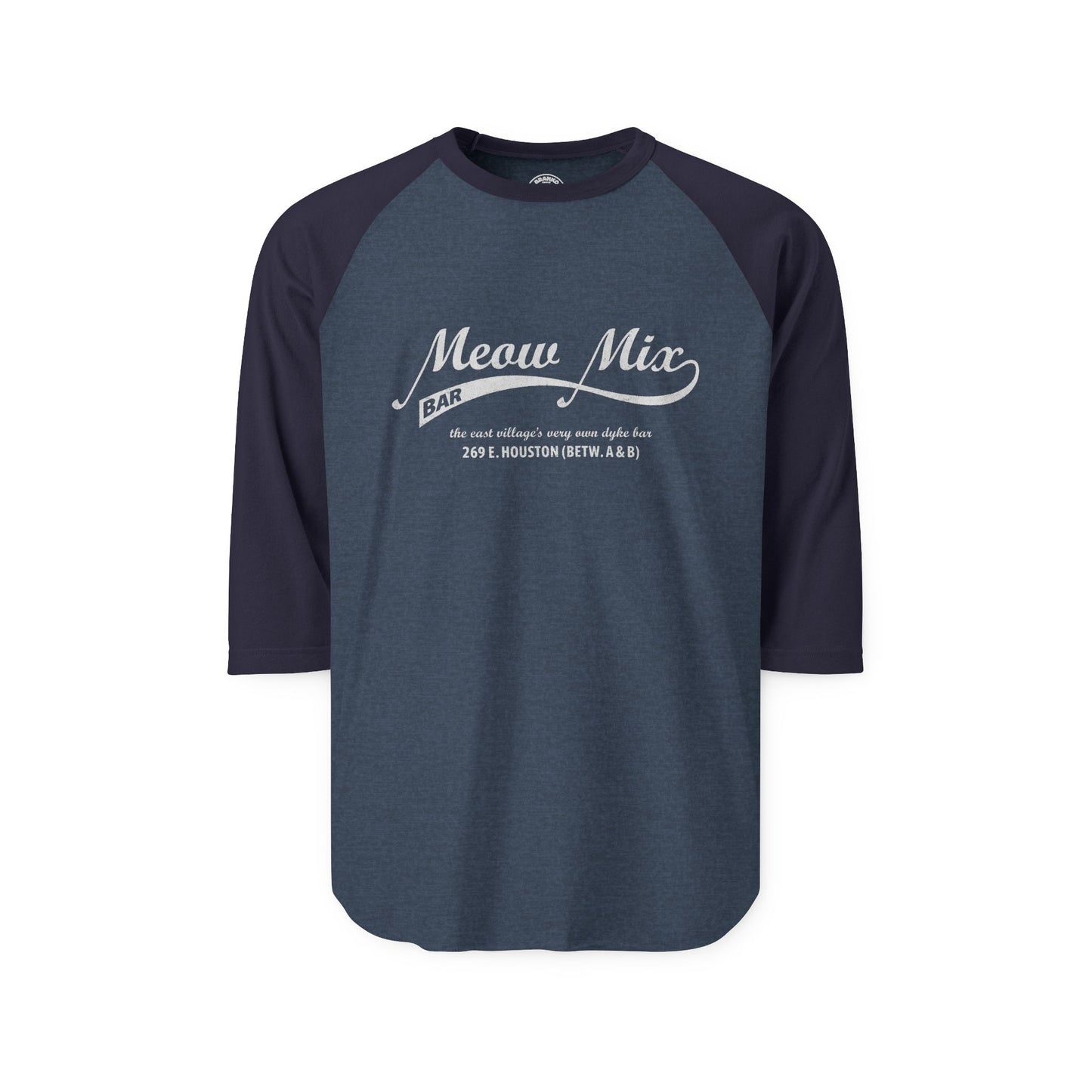 Meow Mix (New York City Lesbian Bar 3/4 Sleeve Shirt)