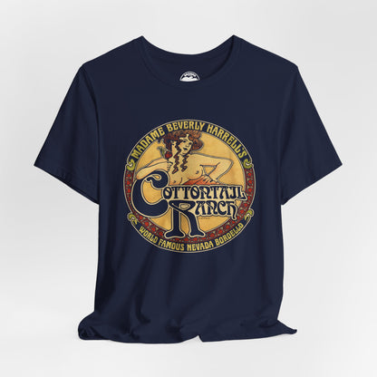 Madame Beverly Harrell’s Cottontail Ranch (Replica 70's Nevada Bordello Souvenir Shirt)