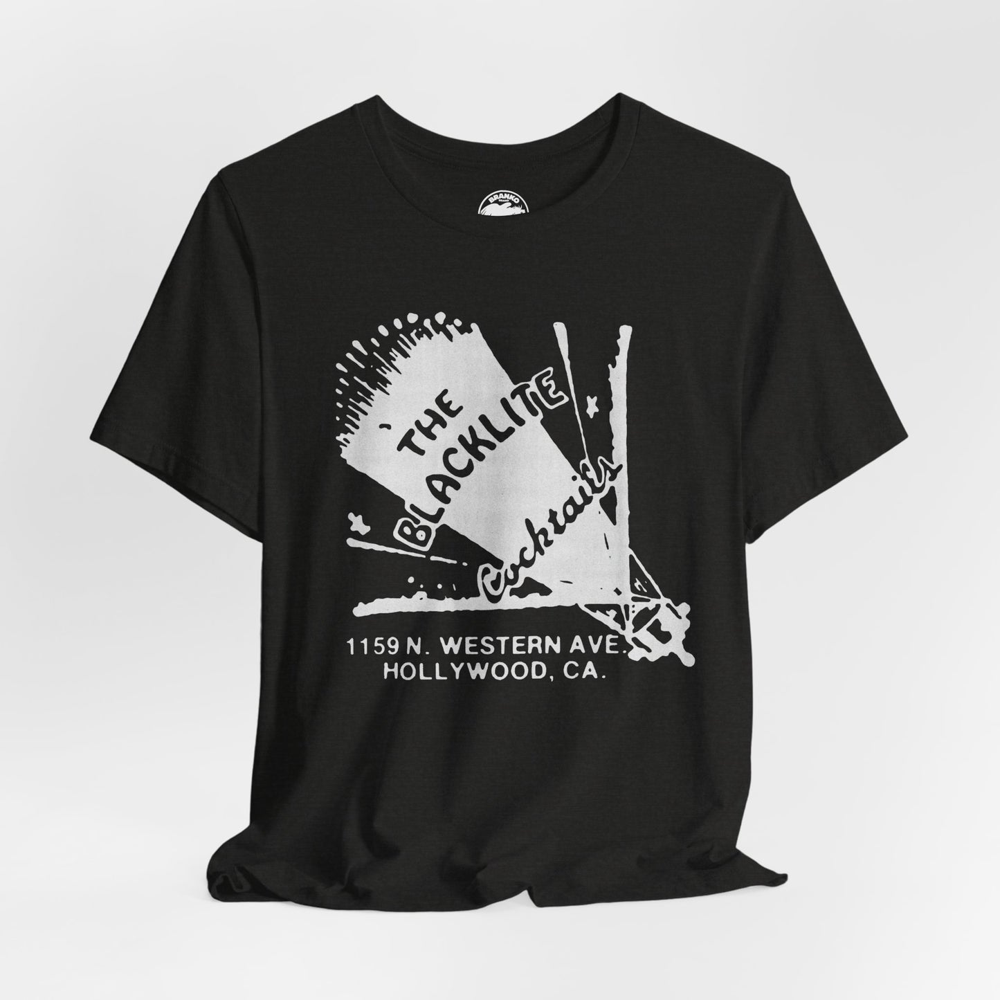 The Blacklite (Hollywood Gay and Trans Dive Bar/Matchbook Graphic with Vintage Print Effect)