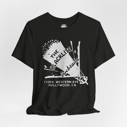 The Blacklite (Hollywood Gay and Trans Dive Bar/Matchbook Graphic with Vintage Print Effect)