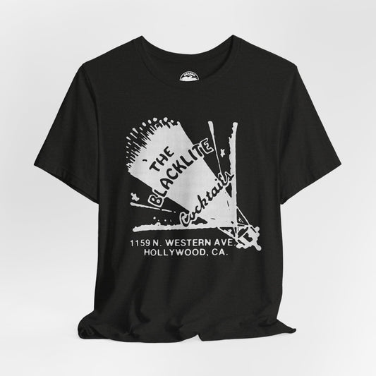 The Blacklite (Hollywood Gay and Trans Dive Bar/Matchbook Graphic with Vintage Print Effect)