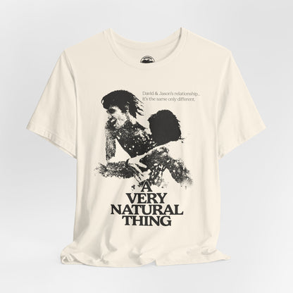 A Very Natural Thing (Promo Poster Image with Vintage Print Effect/Queer Cinema)